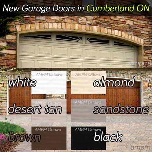 Garage door installation services in Cumberland ON